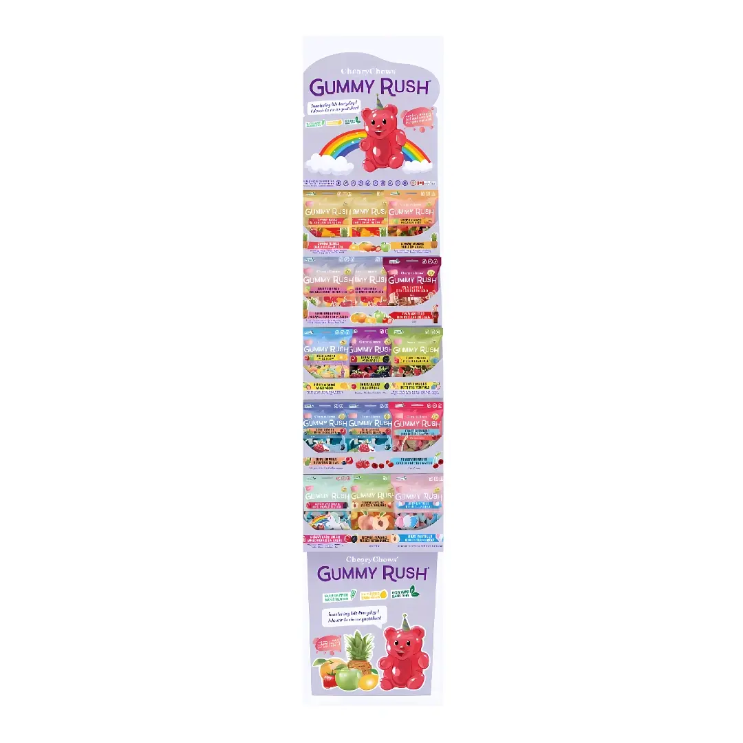 Gummy Rush Bags Display 90g
