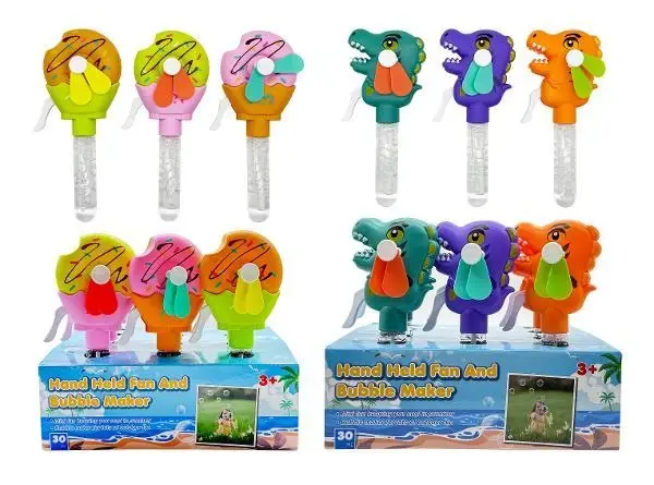 Hand Held Fan and Bubble Maker