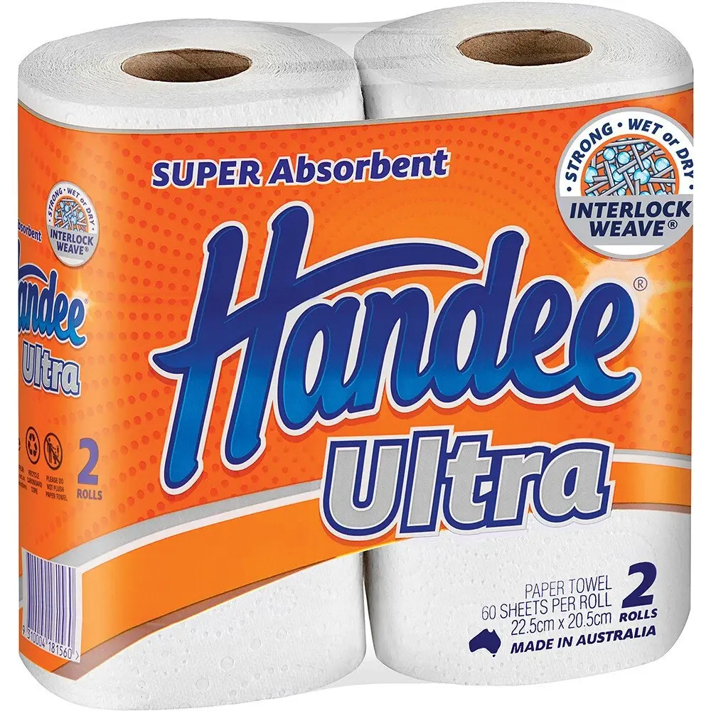 Handee Ultra Paper Towel 60 Sheets – 2 Pack