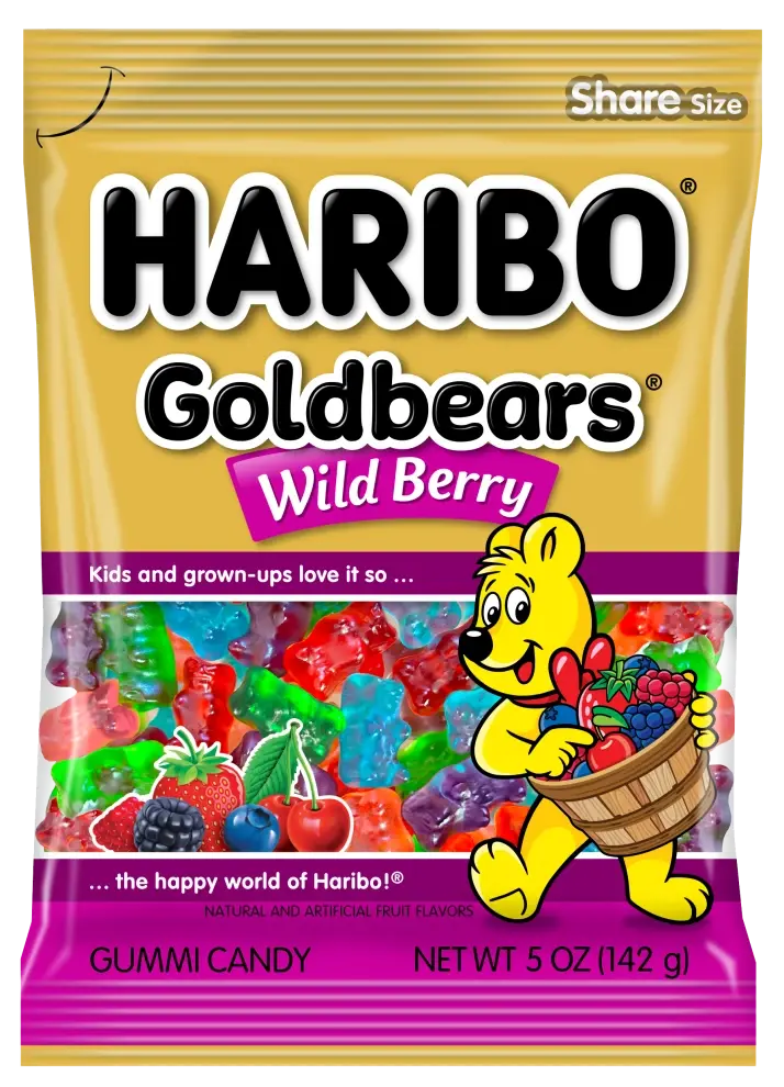 Haribo Gold Bears Wild Berry 141g