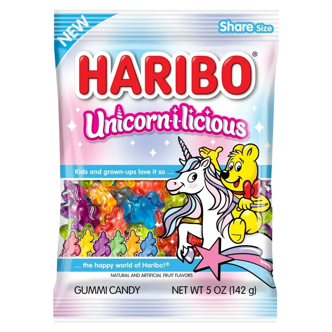 Haribo Unicorn I Licious Peg Bag 141g