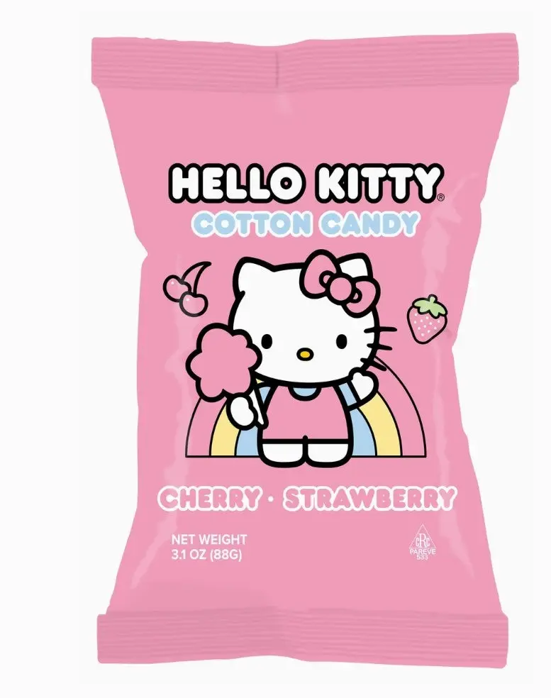 Hello Kitty Cherry Strawberry Cotton Candy 88g