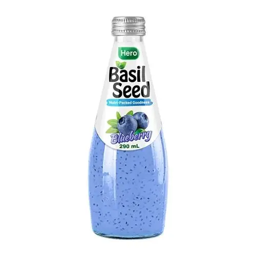 Hero Basil Blueberry Seed Drink 290ml