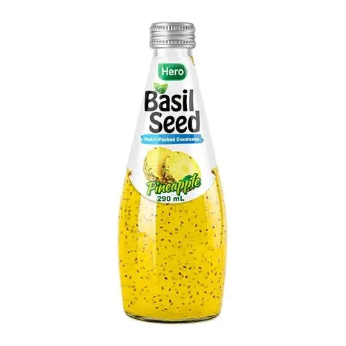 Hero Basil Pineapple Seed Drink 290ml
