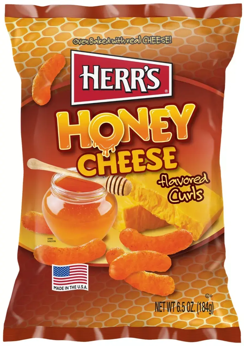 Herr’s Honey Cheese Curls 184g