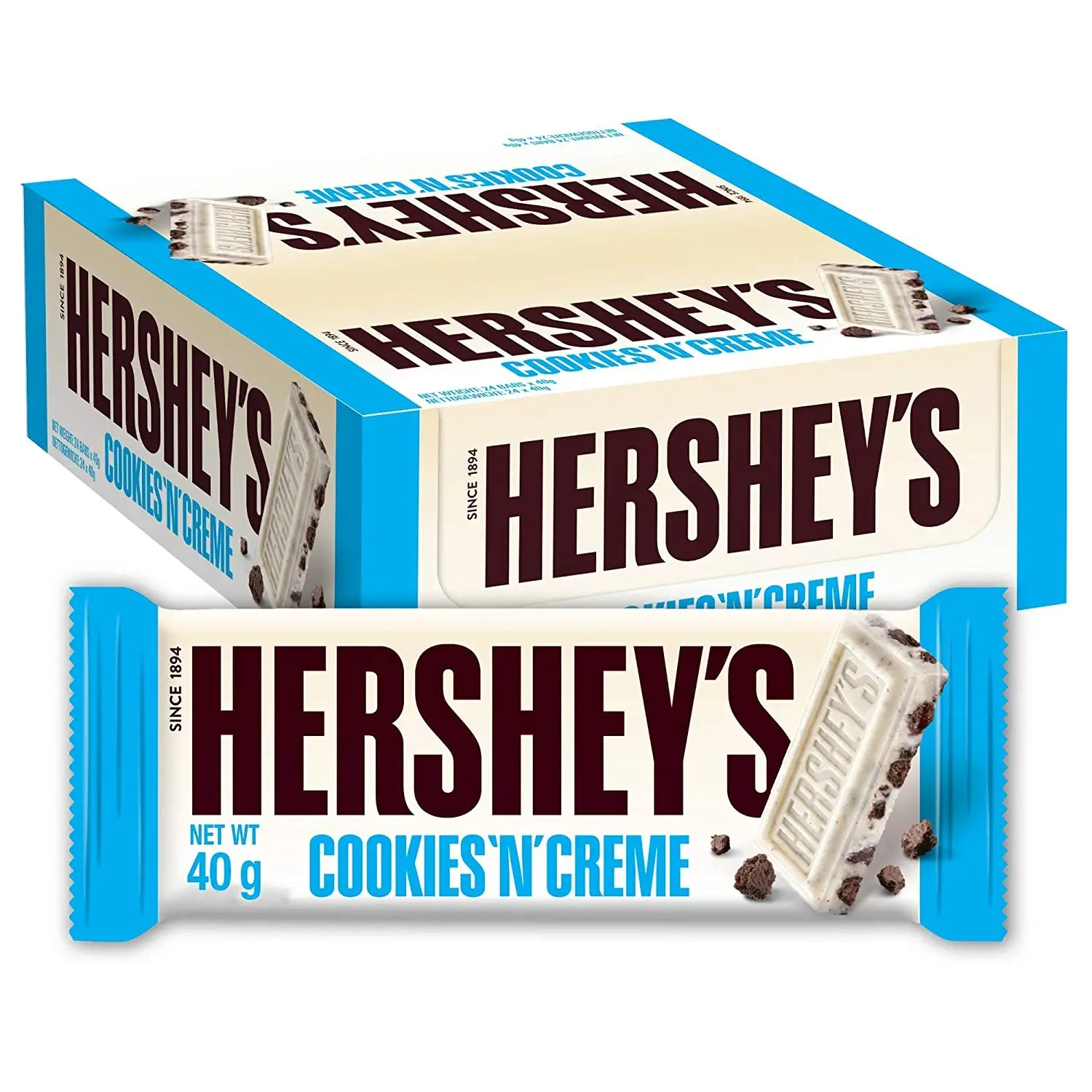 Hershey’s Cookies n Creme Bars 40g