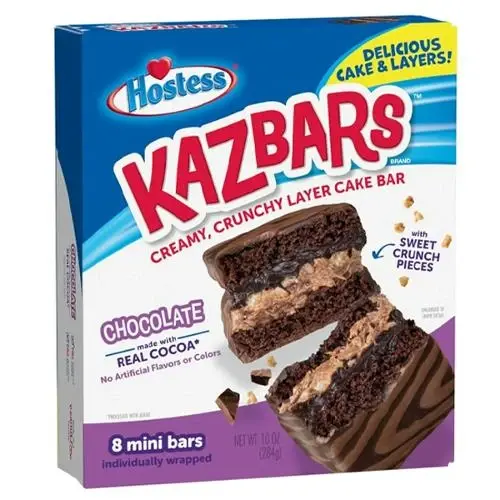 Hostess Kazbars Triple Chocolate 284g