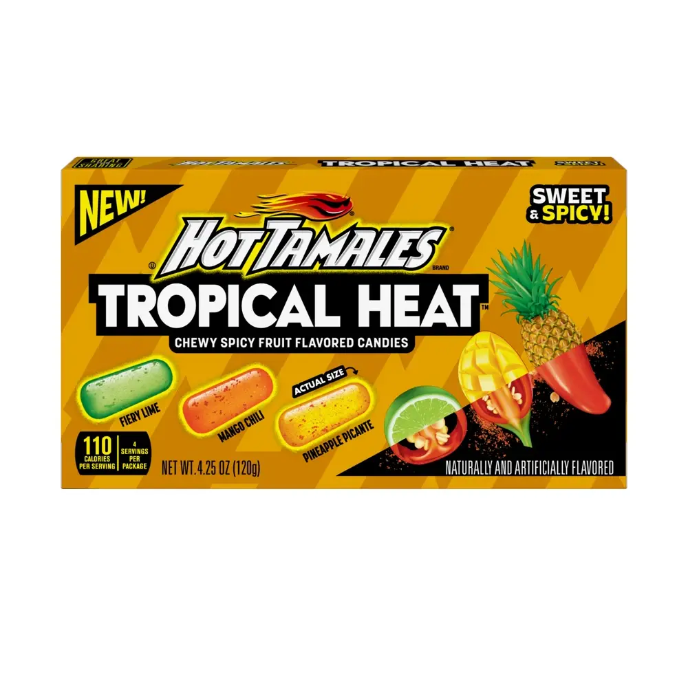 Hot Tamales Tropical Heat Theatre Box 120g