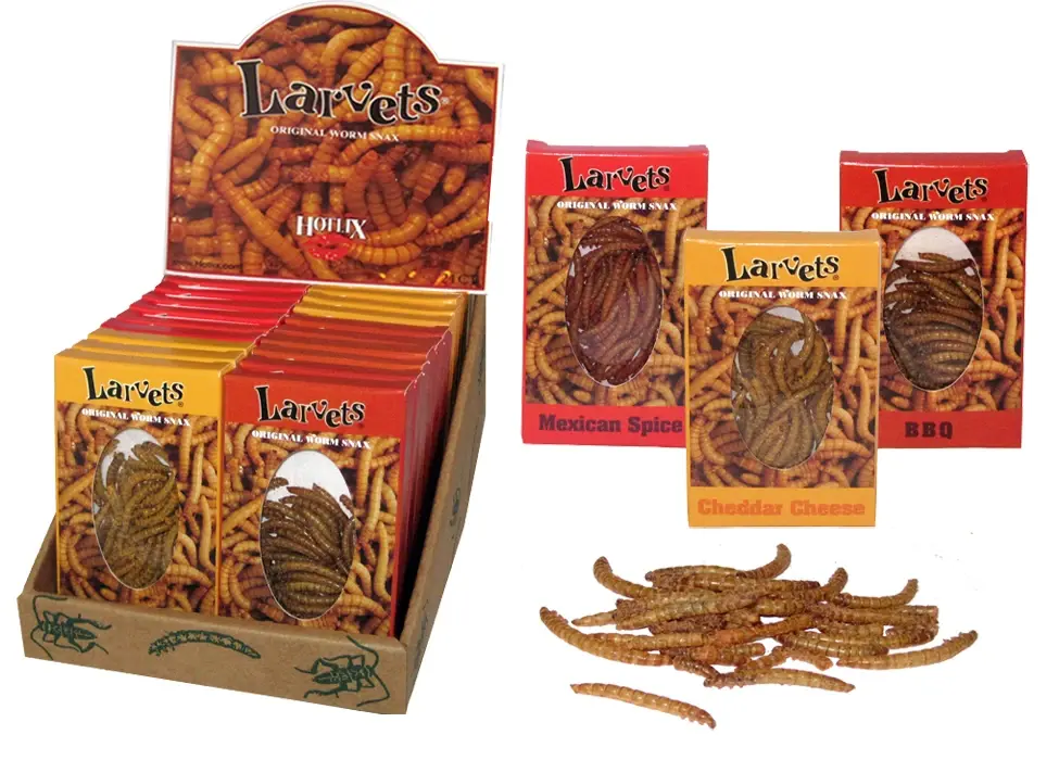 Hotlix Snax – Larvets Worm Snax – Assorted 54g