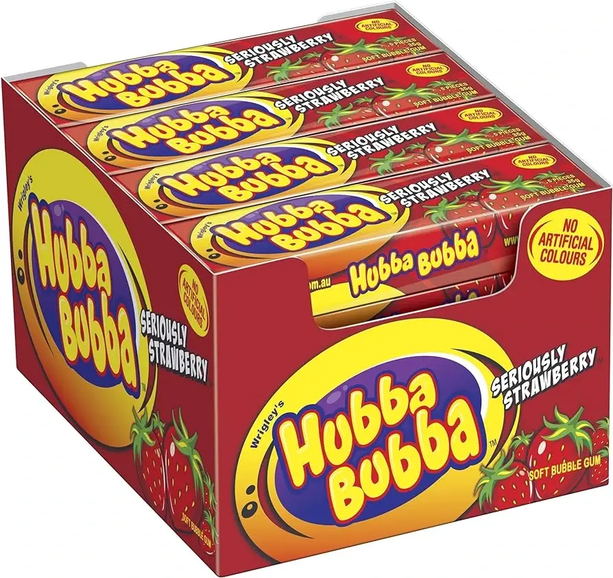 Hubba Bubba Chunk Strawberry 35g