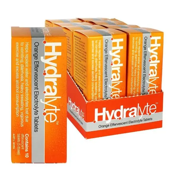 Hydralyte Effervescent Orange Tab – 10 Pack