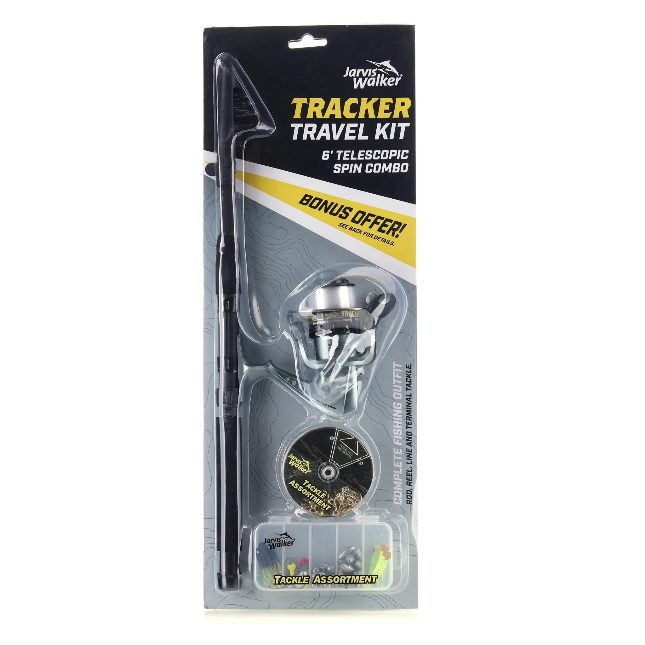 Jarvis Walker Tracker Tele Pack 6′ Combo 2-5Kg