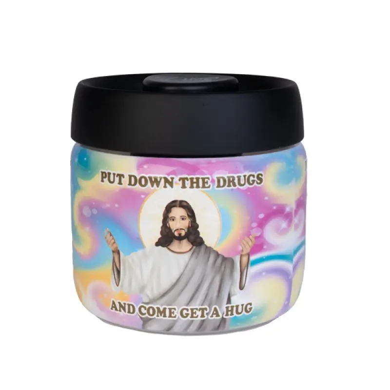 Jesus Vacuum Sealed Stash Jar