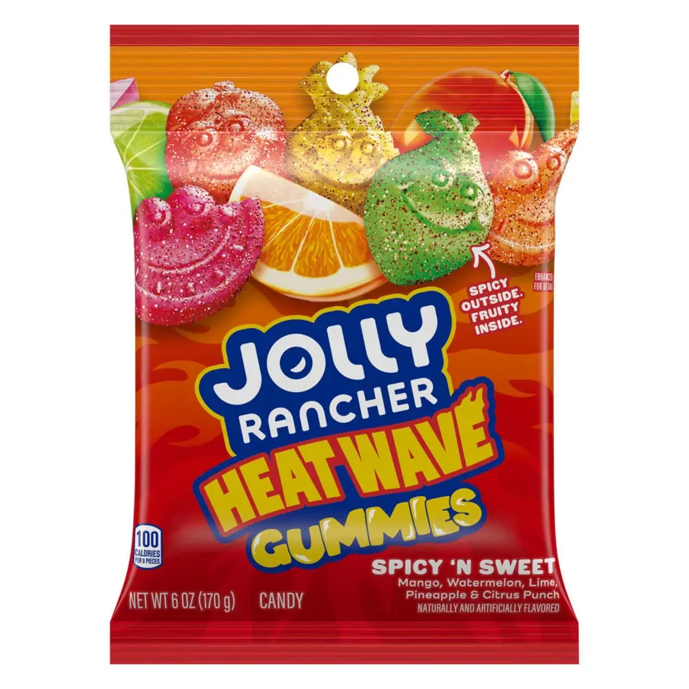 JOLLY RANCHER Gummies Peg Heat Wave Spicy ‘n Sweet 170g