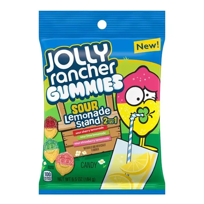 Jolly Rancher Gummies Sour Lemonade Stand 184g
