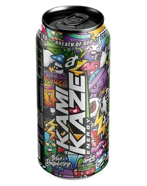 Kamikaze Energy RTD 500ml Blue Raspberry