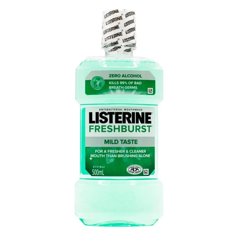 Listerine 500ml Mouthwash Freshburst Mild Taste