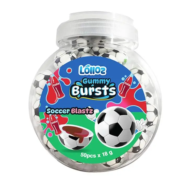 Lolloz Gummy Bursts Soccer Blastz 50’s 900g