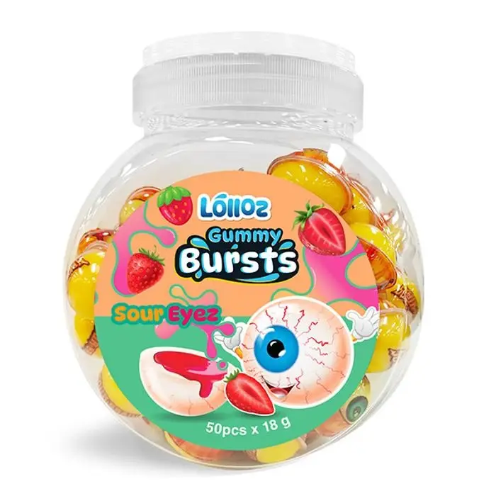 Lolloz Gummy Bursts Sour Eyez 50’s 900g