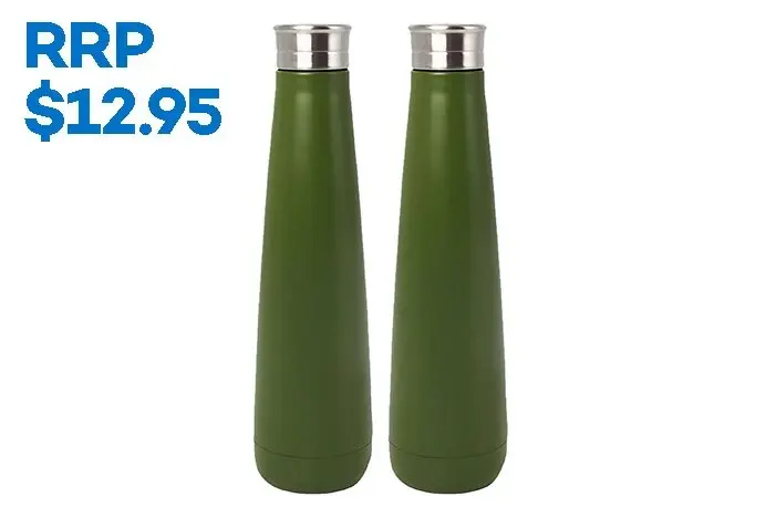 Lotus 500ml Water Bottle – Mossgreen