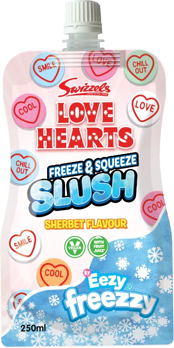 Love Hearts Slush Pouch 250ml