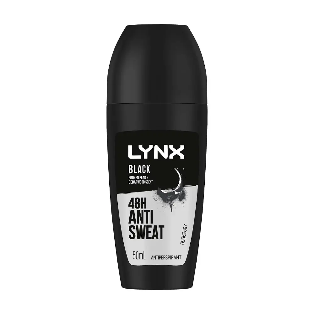 Lynx Men Antiperspirant Roll On Deodorant Black – 50ml