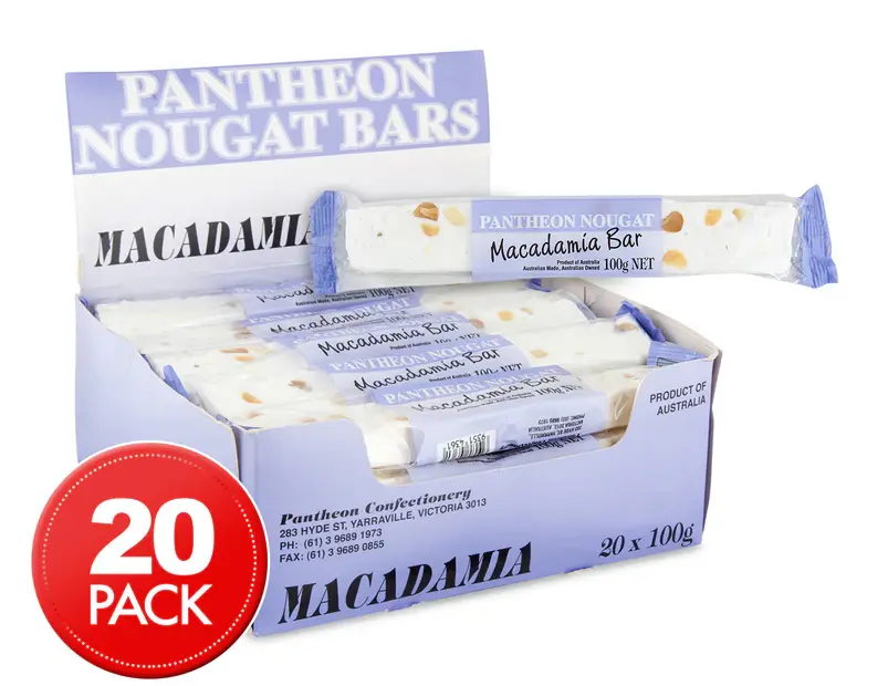 Macadamia Nougat Bar 100g