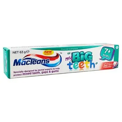 Macleans Kids Toothpaste 63g – Big Teeth 7+