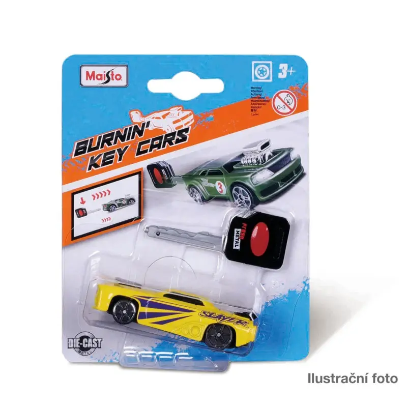 Maisto Burnin Key Cars Assorted