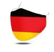 MaskiT World Flags Reusable 3 Layer Masks Germany