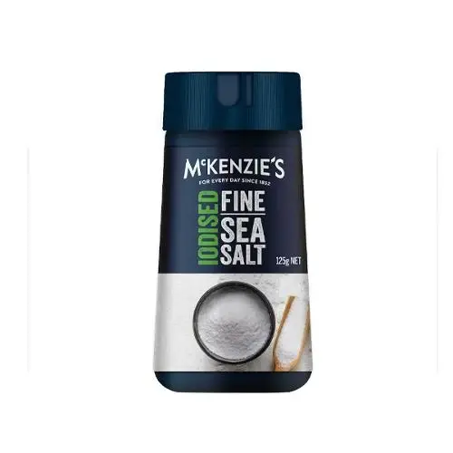 McKenzie’s Iodised Fine Sea Salt 125g