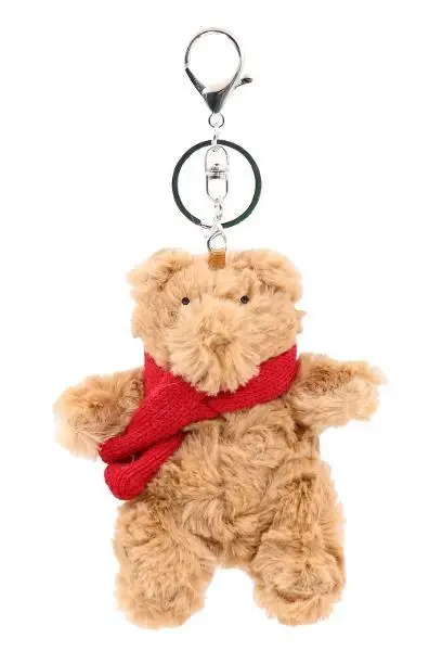 Meow Plush Keyring Series – Scarf Bear