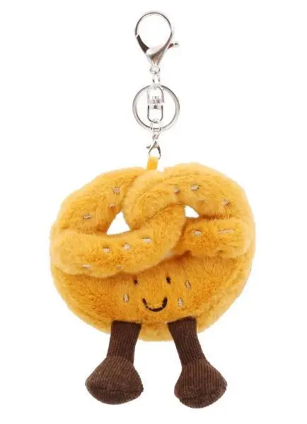 Meow Plush Keyring Series – Twisty Pretzel