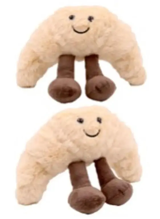 Meow Plush Series Novelty Croissant