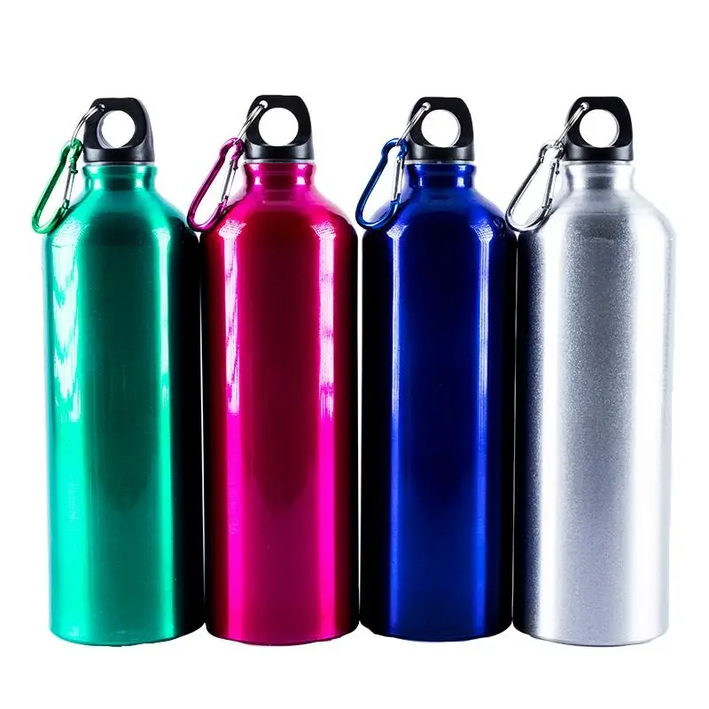 Metal Drink Bottle With Carabiner Clip – 750ml