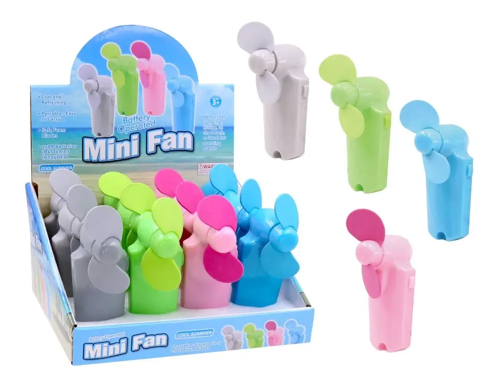 Mini Batery Operated Personal Fan – Assorted