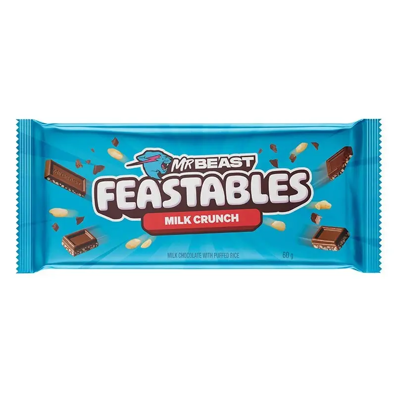 Mr Beast Feastables Chocolate Milk Crunch 60g