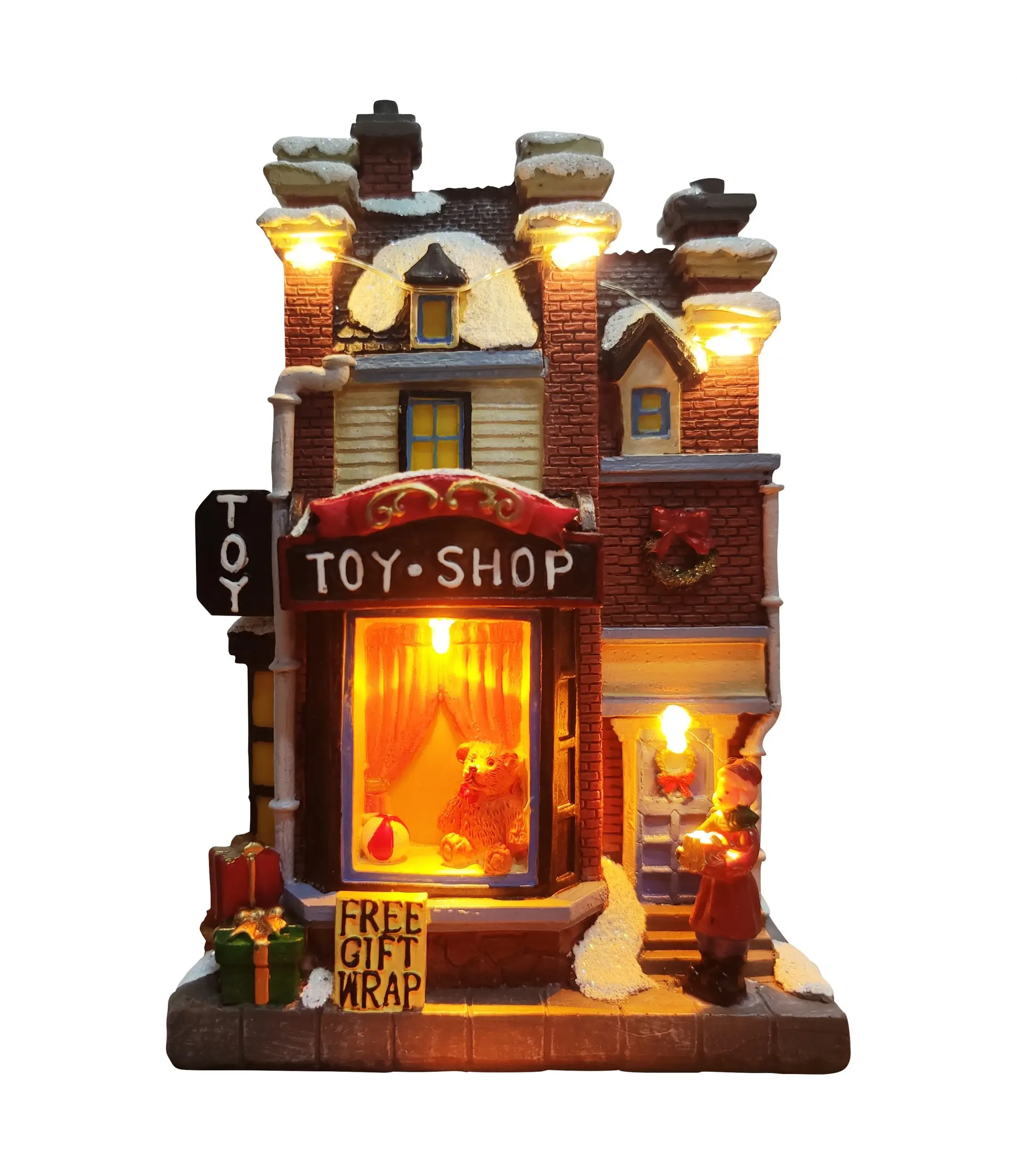 Musical Toy Shop with Led Usb -17.5X11Cm