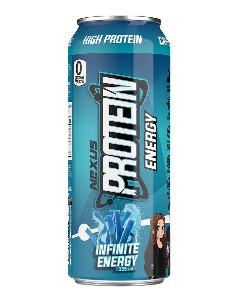 Nexus Pre-Workout RTD Blue Sour Straps 355ml