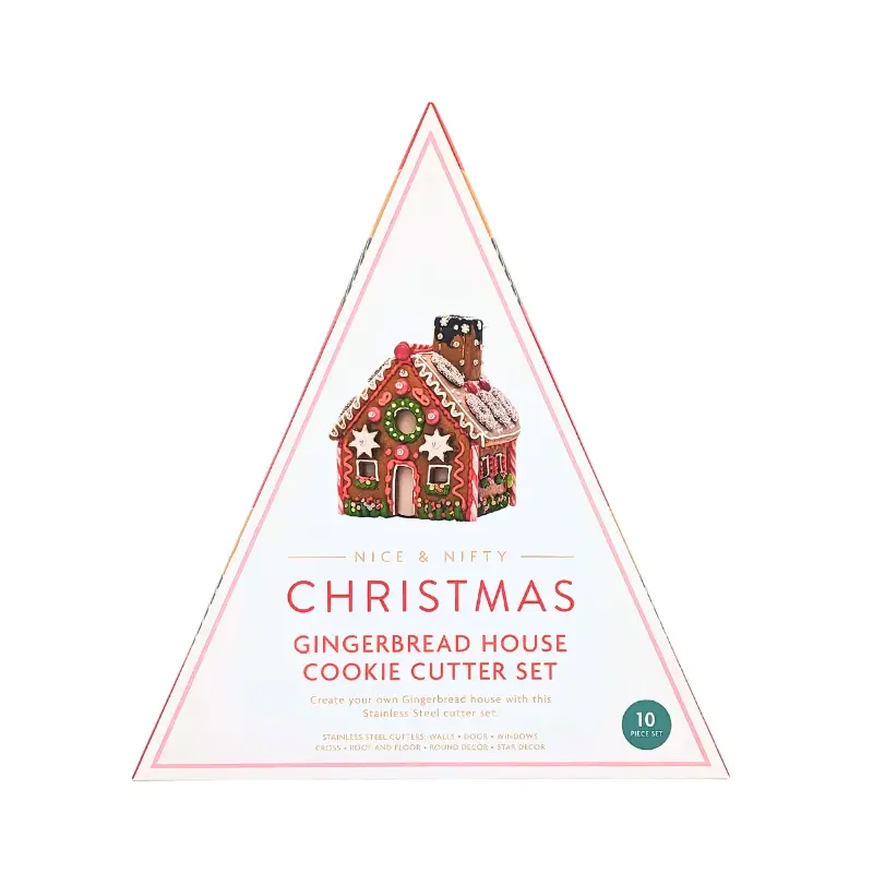 Nice & Nifty Cookie Cutter 10PC Set – Gingerbread House