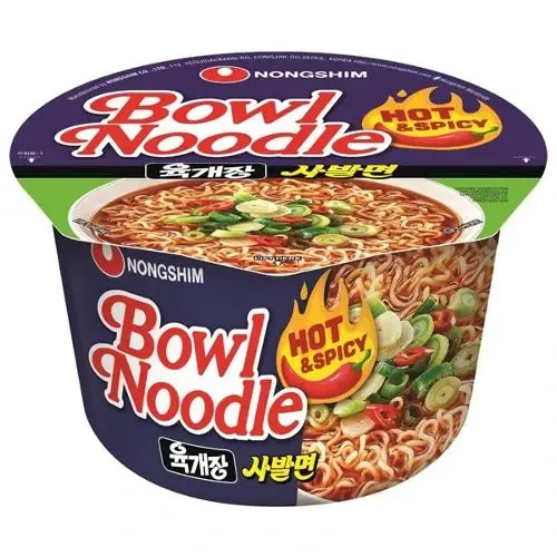 Nongshim Bowl Noodle Hot & Spicy 100g