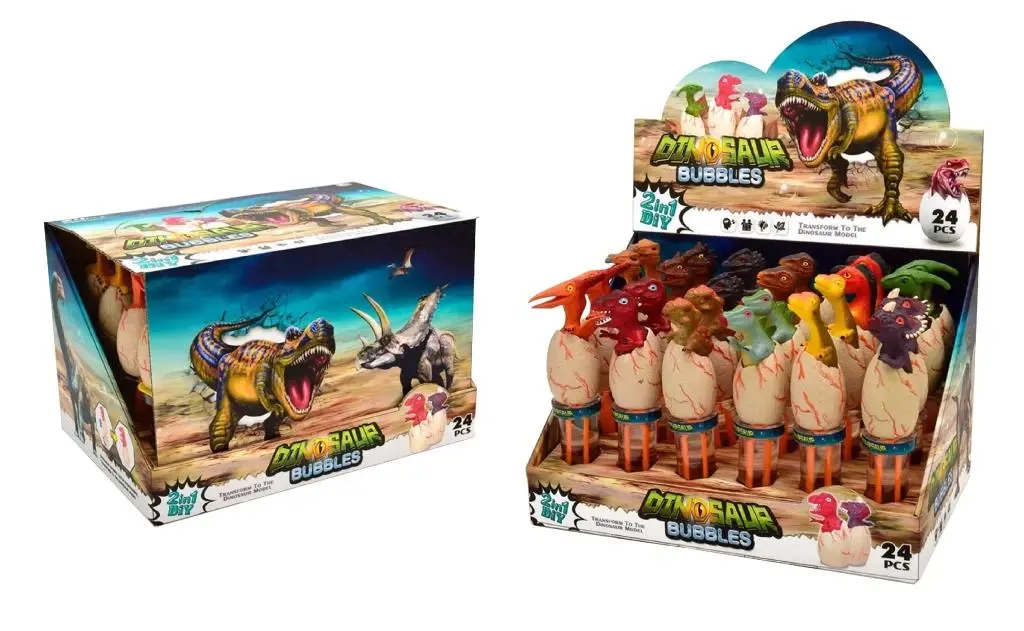 Novelty 50ML Dinosaur Bubbles – Display Box Series
