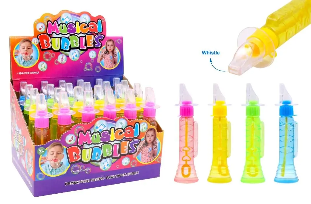 Novelty 50ML Musical Bubbles – Display Box Series