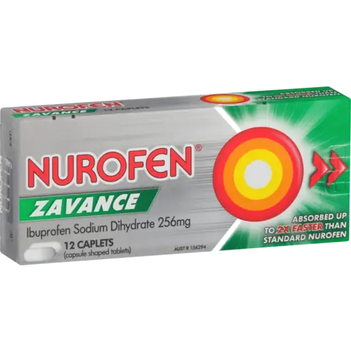 Nurofen Zavance 12pk Caplets