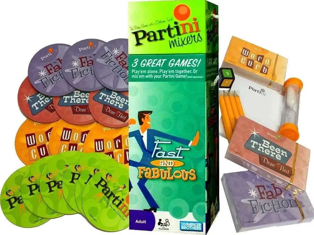 Partini Mixers Fast & Fabulous by Parker Brothers