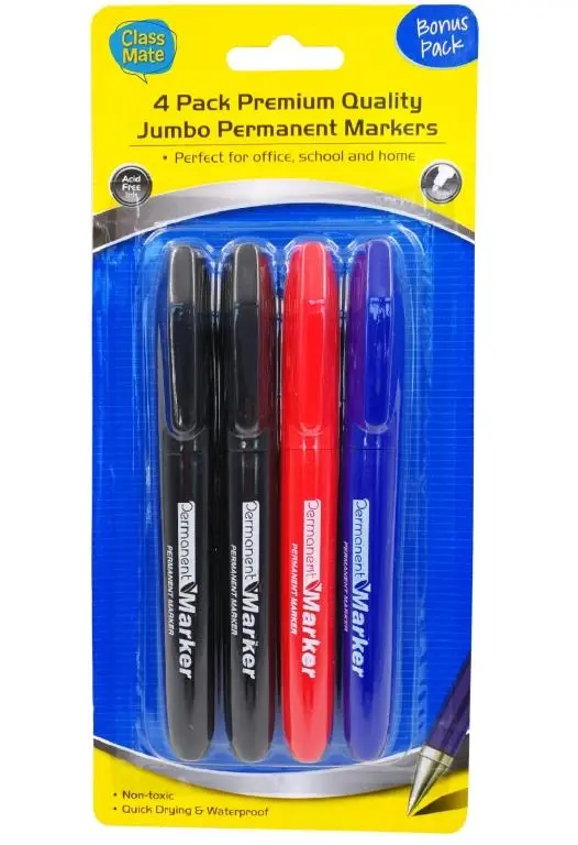 Permanent Markers-4PK