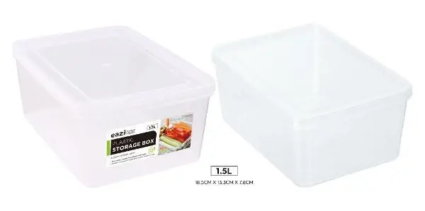 Plastic Container W/ Lid – 2300ML/2.3LTR