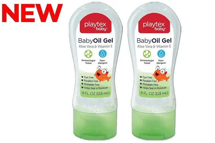 Playtex Baby Oil Gel 118ml Aloe Vera