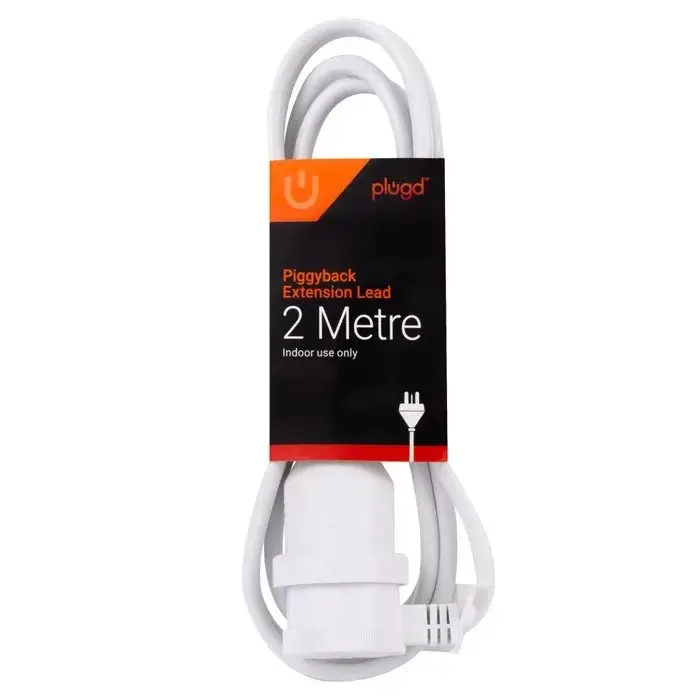Plugd Piggyback Extension Lead – 2m