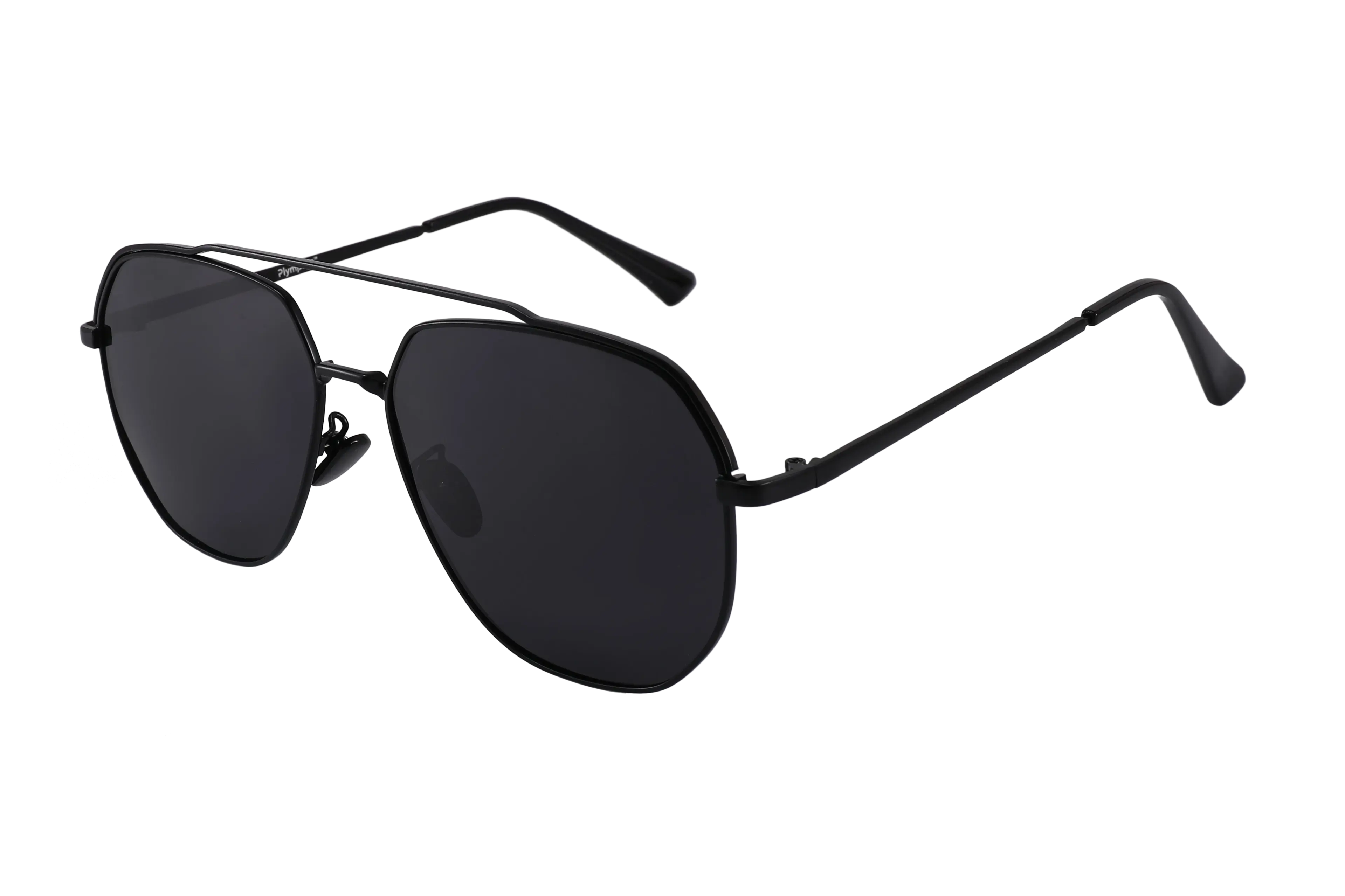Plympton Polarised Aviator Sunnies Black